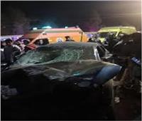 مصرع شخصين وإصابة آخر في حادث تصادم أعلى محور حسب الله الكفراوي 