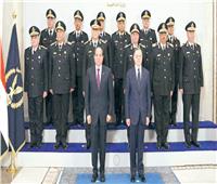 رجال الشرطة يجددون العهد بالاستعداد والجاهزية للدفاع عن أمن مصر وشعبها  