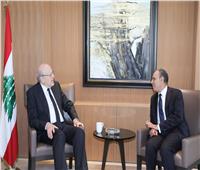 وزير الخارجية يؤكد دعم مصر للبنان خلال مع رئيس حكومة تسيير الأعمال