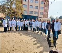 بالمجان| جامعة المنوفية تنظم قافلة طبية بيطرية بكفر أبوالحسن في قويسنا 