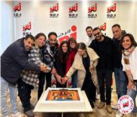 صور.. فركش تسجيل مسلسل غادة عادل «اللمبة الزرقا» | رمضان 2025