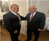   وزير الخارجية يلتقى مع رئيس المجلس الأوروبى