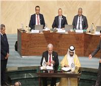 توقيع مذكرة تعاون بين البرلمان العربي والاتحاد البرلماني العربي 