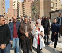 محافظ الجيزة يتفقد التجهيزات النهائية لتشغيل مواقف السرفيس بالشيشيني