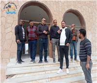 جولة تفقدية لرئيس جهاز القري السياحية لمتابعة أعمال رفع كفاءة منطقة الشانزلزيه 