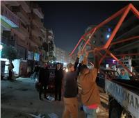 «لردع المخالفين».. رفع 1600 حالة إشغال مقاهي بالجيزة | صور 