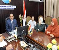 بالصور| رئيس «مياه شرب الغربية» يكلف فريق عمل لمتابعة مشروعات حياة كريمة