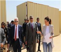 مستشارو رئيس الجمهورية يتفقدون أعمال تطوير المنطقة الأثرية لأهرامات الجيزة