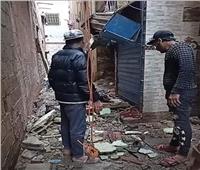 صور| إصابة شخص إثر انفجار إسطوانة بوتاجاز في شقة بالإسكندرية