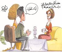 كاريكاتير|  ظاهرة أبناء الفنانين فى الدراما 