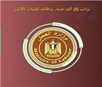 براتب 25 ألف.. آخر موعد لتلقي طلبات 28 فرصة عمل بالأردن.. غداً السبت 
