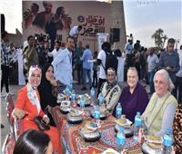 رئيس جامعة الأقصر تشارك بحفل الإفطار الشعبي الأول| صور 