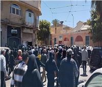 تشييع جنازه ضحايا حادث انهيار عقار حى الجمرك بالإسكندرية