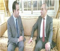 السفير علاء يوسف سفير مصر لدى فرنسا فى حوار لـ «الأخبار»:الرئيس ونظيره الفرنسى يبحثان تعزيز العلاقات الثنائية