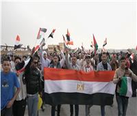 حزب الغد: حشود المصريين في العريش أكدت أن السيسي يعبر عن إرادة الشعب