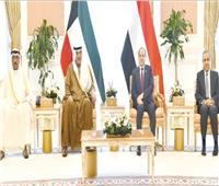 السيسى يلتقى ولى العهد|  توافق على ضرورة الوقف الفورى لإطلاق النار فى القطاع  
