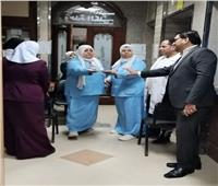 مدير التأمين الصحي بالغربية يتفقد مستشفى مبرة طنطا 