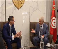 حسن الخطيب يبحث مع  وزير التجارة التونسي تعزيز التعاون المشترك  