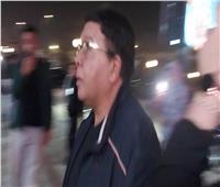 أحمد آدم يصل عزاء سليمان عيد بمسجد الشرطة 