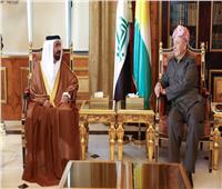 بارزاني يستقبل رئيس البرلمان العربي خلال تواجده بالعراق