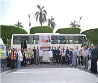 رئيس جامعة القاهرة يستعرض نتائج القافلة التنموية الشاملة بقرية زاوية أبومسلم بالجيزة