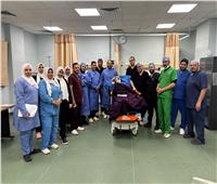 عملية جراحية دقيقة وخطرة لانقاذ حياة شاب بالخانكة التخصصي