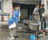 السيطرة على حريق بمحل دواجن في مدينة بنها