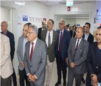 محافظ القليوبية يستقبل وفد لجنة الإدارة المحلية بالنواب لتفقد مستشفى الناس 