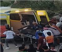 خلصت عليه بسكين المطبخ.. ننشر الصور الأولى لجثة الزوج ضحية زوجته بالعبور