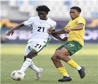 نصف نهائي كأس الأمم للشباب| تعادل سلبي بين جنوب أفريقيا ونيجيريا في الشوط الأول