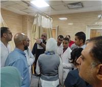 جولة تفقدية لرئيسي الإدارة المركزية للطب العلاجي والرعاية الحرجة بمستشفى نجع حمادي  