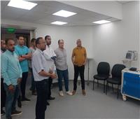 تفاصيل زيارة فريق الطب العلاجي بوزارة الصحة لمستشفى أبوتشت الجديد