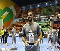 أحمد عادل أفضل لاعب في مباراة الأهلي والجيش الملكي المغربي بكأس الكؤوس الإفريقية لكرة اليد