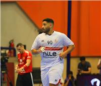 إصابة قوية للاعب الزمالك أمام الترجي بنصف نهائي كأس الكؤوس الإفريقية لليد 