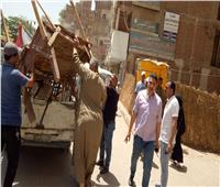 رفع 60 حالة إزالة فورية وتحرير 30 محضرا خلال حملة إشغالات بأشمون