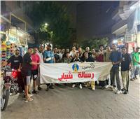 زحام من أهالي إمبابة تفاعلا مع مبادرة «رسالة شباب» في عزبة الصعايدة