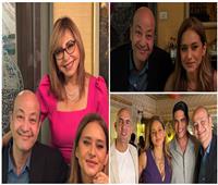 نيللي كريم في أحدث ظهور مع عمرو أديب ولميس الحديدي وأحمد أبو هشيمة