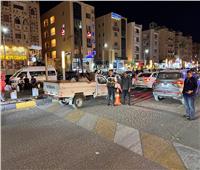 حملات أمنية مكثفة لتنظيم المرور وضبط المخالفات في البحر الأحمر خلال العيد