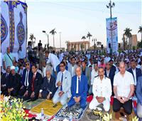 الآلاف من الأهالى يؤدون صلاة عيد الأضحى المبارك بساحة سيدي أبو الحجاج 