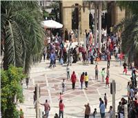 حديقة الأزهر تشهد إقبالًا كثيفًا في ثاني أيام عيد الأضحى 