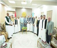 محافظ مطروح يستقبل المهنئين بمناسبة عيد الأضحى المبارك