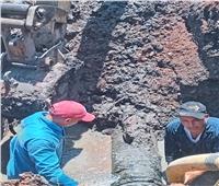 محافظ الدقهلية يقرر سرعة إصلاح خط المياه الرئيسي المغذي لقرية بهوت