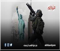 إنفوجراف| احتجاجات لوس أنجلوس تشعل مدنًا أخرى.. إليك خريطة التظاهرات