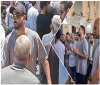 محمد الشرنوبي يتقدم مشيعي جنازة نجل الموسيقار صلاح الشرنوبي