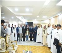 مطروح تكرم السكرتير العام المساعد والعمدة عبد المنعم على الماجستير