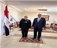  تمكين المرأة فى البلدين.. أمل عمار تزور سفارة مصر في الجزائر