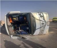 إصابة 13 شخصًا في انقلاب أتوبيس بالشرقية  