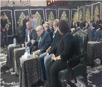 مشاركة لافتة من محمود سعد ومصطفى الفقي في عزاء والد تامر عبد المنعم