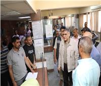 محافظ الجيزة يتابع سير العمل بالمركز التكنولوجي بمنشأة القناطر