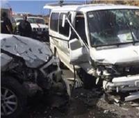 مصرع فتاة وإصابة 7 آخرين في حادث تصادم بأسيوط 